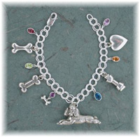 PDL46CB- Poodle Charm Bracelet